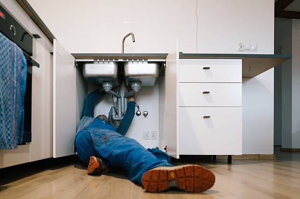 Professional Leak Detection technician working in Newport, RI